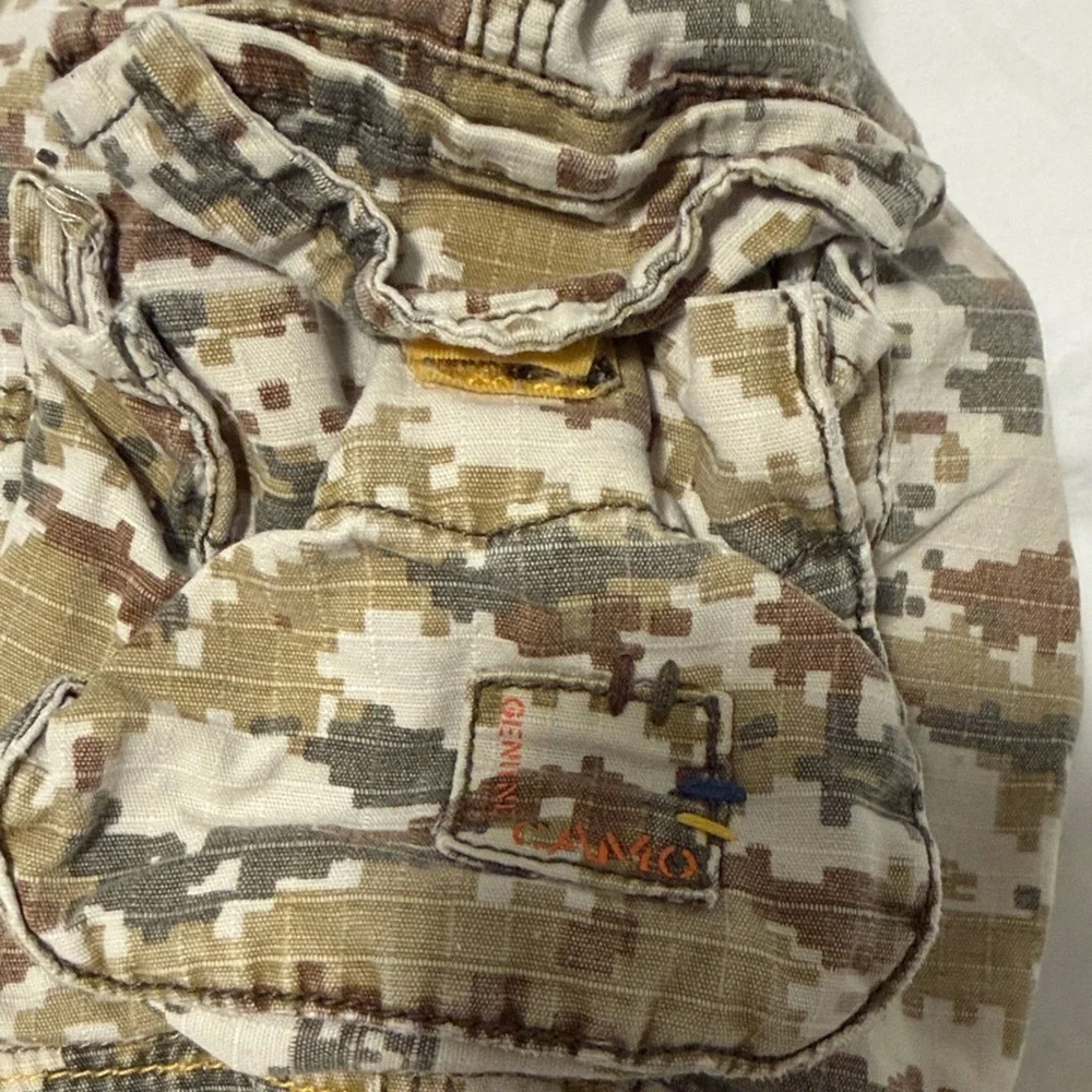 Puma Black Tee with Camo Cargo Shorts size 24months